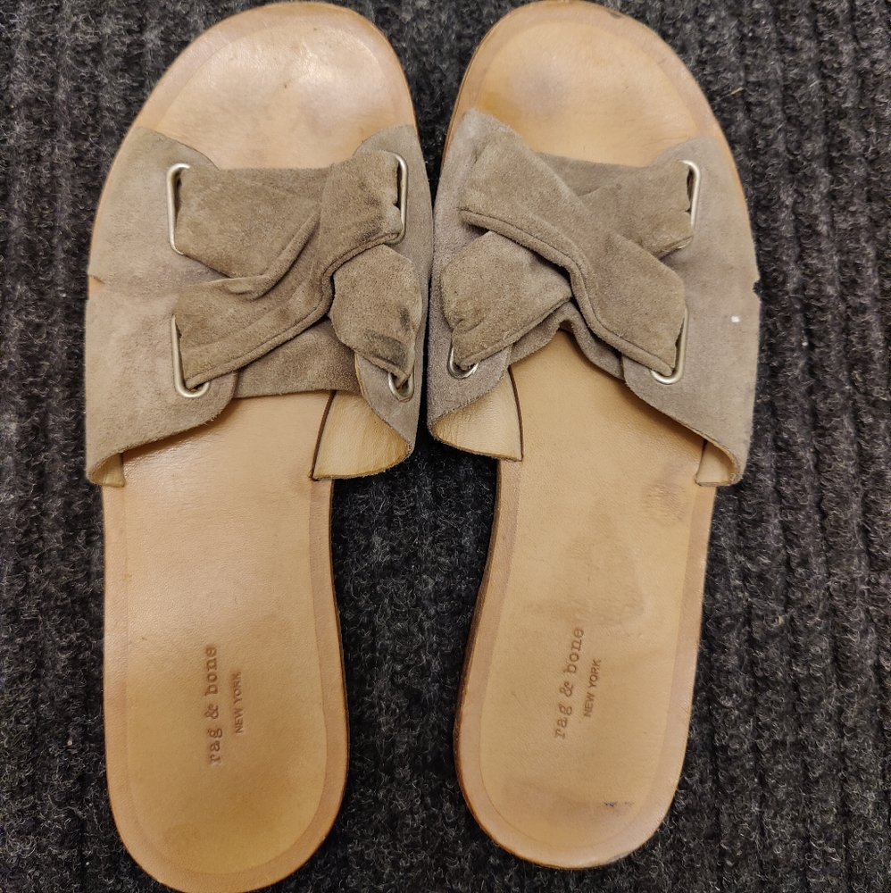 Rag & Bone, leather suede sandals